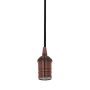 Italux ATRIUM DS-M-036 RED COPPER lampa wisząca 1x60W/E27 