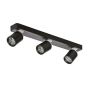 AZzardo TOMI FH31313A11_BK reflektorek ścienno-sufitowy 3x50W/GU10 