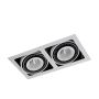 Italux ALESSO  GL7116-2/36W WH+BL Oprawa wpuszczana 2x36W/LED