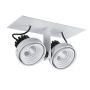 Italux PATRIZIO GL7118-2/2X12W 3000K WH+BL reflektorek sufitowy 2x12W/LED 3000K
