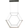 Dar Lighting Hexagon HEX0122 lampa wisząca 1x15W/LED  2800K