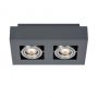 Italux CASEMIRO IT8002S2-BK/AL  Oprawa natynkowa 2x50W/GU10