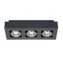 Italux CASEMIRO IT8002S3-BK/AL  Oprawa natynkowa 3x50W/GU10