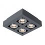 Italux CASEMIRO IT8002S4-BK/AL  Oprawa natynkowa 4x50W/GU10