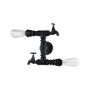 Italux CRILLO MBM-2568_2 BK kinkiet 2x40W/E14 