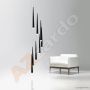 AZzardo STYLO MD1220A-8 BK lampa wisząca 8x40W/G9 