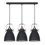 Italux FRANKLIN MD-HN8026S-3-B+RC lampa wisząca 3x60W/E27 