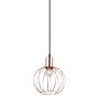 Italux GERVAIS MDM-3344/1 BK+COP lampa wisząca 1x40W/E27 