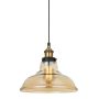 Italux HUBERT MDM-2381/1 GD+AMB Zwis sufitowy 1x40W/E27