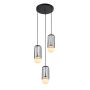 Italux MATTY MDM-3939/3 BK Zwis sufitowy 3x40W/E27