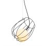 Italux MELISA MDM-3943/1 BK Zwis sufitowy 1x40W/E27