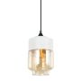 Italux MOLINA MDM-2377/1 W+AMB Zwis sufitowy 1x40W/E27