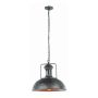 Italux NADIA MDM-2647/1 GR+BK lampa wisząca 1x60W/E27 
