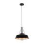 Italux PALOMA MDM-3619/1M BK+GD lampa wisząca 1x60W/E27 