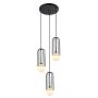 Italux SIMON MDM-3938/3 BK Zwis sufitowy 1x25W/G9