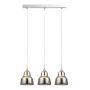 Italux SLIZZA MDM2387/3 SG lampa wisząca 3x40W/E14 