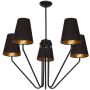 Milagro VICTORIA BLACK MLP4913 żyrandol 5x60W/E27 IP20 