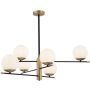 Maytoni Nostalgia MOD048PL-06G lampa wisząca 6x40W/E14  
