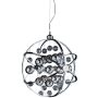 Endon MUNI MUNI-CH-L lampa wisząca 1x12,7W/LED  3000K