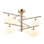 Italux FIORENZO MXM3661-6 BRO+W  Plafon sufitowy 6x25W/G9