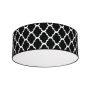 Milagro PIERRE BLACK MLP4419 Plafon sufiowy 3x60W/E27 