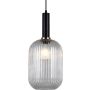 Italux Antiola PND-5588-1L-BK+CL lampa wisząca 1x40W/E27 IP20 