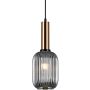 Italux Antiola PND-5588-1M-BRO+SG lampa wisząca 1x40W/E27 IP20 