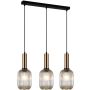 Italux Antiola PND-5588-3M-BRO+AMB lampa wisząca 3x40W/E27 IP20 