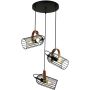 Italux Antoin PND-2445-3-BK lampa wisząca 3x40W/E27 IP20 