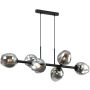 Italux Borgo PND-30843-6 BK+SG lampa wisząca 6x40W/E27 IP20 