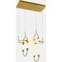 Italux Degal PND-43612-3 lampa wisząca 6x58,3W/LED IP20 3000K