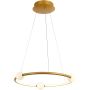 Italux Lozanna PND-20112035-1A-GD lampa wisząca 3+1x36W/LED IP20 3000K