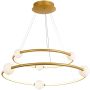 Italux Lozanna PND-20112035-2A-GD lampa wisząca 6+2x86W/LED IP20 3000K