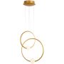 Italux Lozanna PND-20112035-2B-GD lampa wisząca 2+2x44,8W/LED IP20 3000K