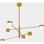 Italux Remdal PND-16374-6 COP GD żyrandol 6x30W/LED IP20 3000K