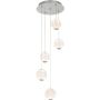 Italux Rosario PND-12220121-5A-CR lampa wisząca 5x21W/LED IP20 3200K