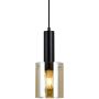 Italux Sardo PND-5581-1-BK+AMB lampa wisząca 1x40W/E27 IP20 