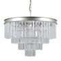 Italux Verdes PND-44372-8A-SLVR-BRW lampa wisząca 8x40W/E14 IP20 