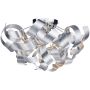 Dar Lighting Rawley RAW0450 lampa sufitowa 4x25W/G9 IP20 