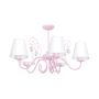 Milagro SARA PINK MLP1052 Żyrandol sufitowy dziecięcy 5x60W/E14 