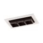 Italux HARPER  SL74113/6W S-WH Oprawa wpuszczana 3x6W/LED