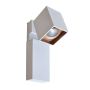 Italux ARAVENA WLB073/5W 4000K WH+GO kinkiet 1x5W/LED 4000K