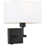 Italux Norte WL-1122-1-A-BM-RC-WH kinkiet 1x60W/E27 IP20 