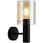 Italux Sardo WL-5581-1A-BK+AMB kinkiet 1x40W/E27 IP20 