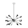 Zuma Line MANDI A8181-18-CH lampa wisząca 18x40W/E27 IP20