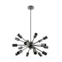 Zuma Line MANDI A8181-18-MBK lampa wisząca 18x40W/E27 IP20