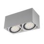 Zuma line BOX ACGU10-116-N downlight natynkowy 2x15W/GU10 230V IP20