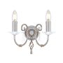 Elstead Lighting AEGEAN AG2 POL NICKEL kinkiet 2x60W/E14 
