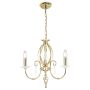 Elstead Lighting AEGEAN AG3 POL BRASS żyrandol 3x60W/E14 