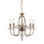 Elstead Lighting AEGEAN AG5 AGED BRASS żyrandol 5x60W/E14 